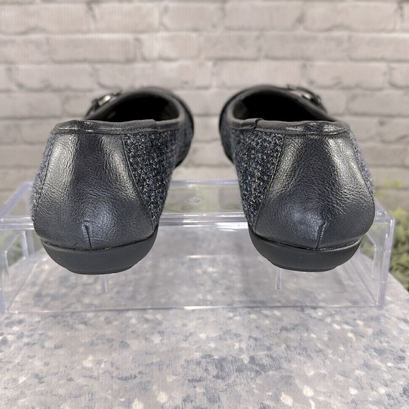 White Mountain “Sia” Navy & Gray Fabric Knit Round Toe Ballet Flats WMS 7.5M✨EUC - Picture 6 of 9
